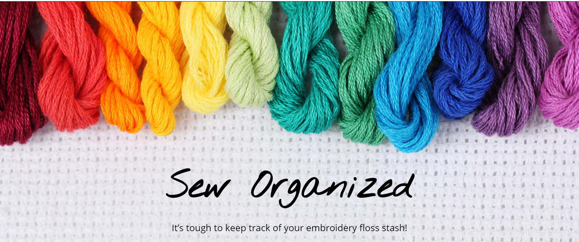 Sew Organized homepage screenshot